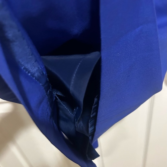 J. Crew Women’s Royal Blue Wool Lined Midi Dress Sz. 2 - Picture 4 of 7